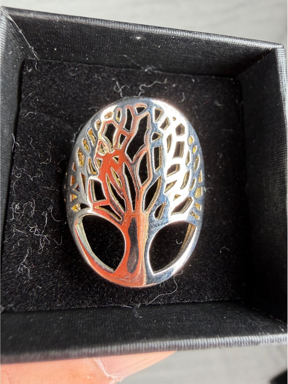 Elegant Tree of Life 925 Sterling Silver Charm New Fashion Jewelry size 8.5